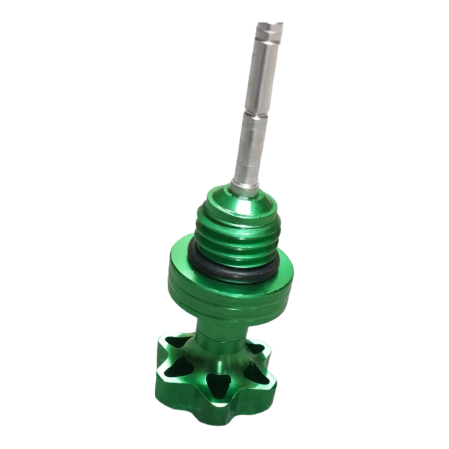 Bayoneta Medidor de ACEITE VERDE ALUMINIO UNIVERSAL