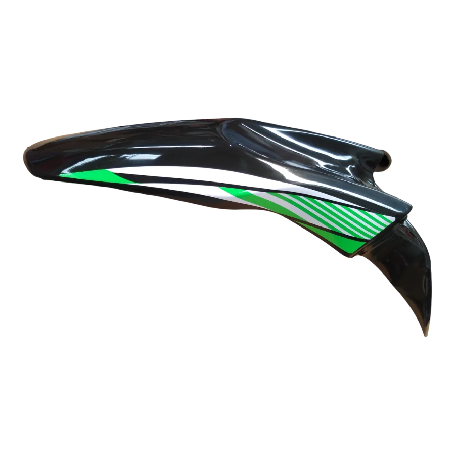 SALPICADERA DELANTERA DM200(20-22) NEGRA/VERDE