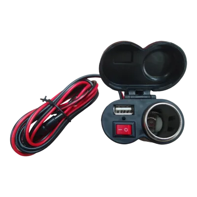 CARGADOR USB MULTI-FUNCIONAL P/MOTOCICLETA IR-3016