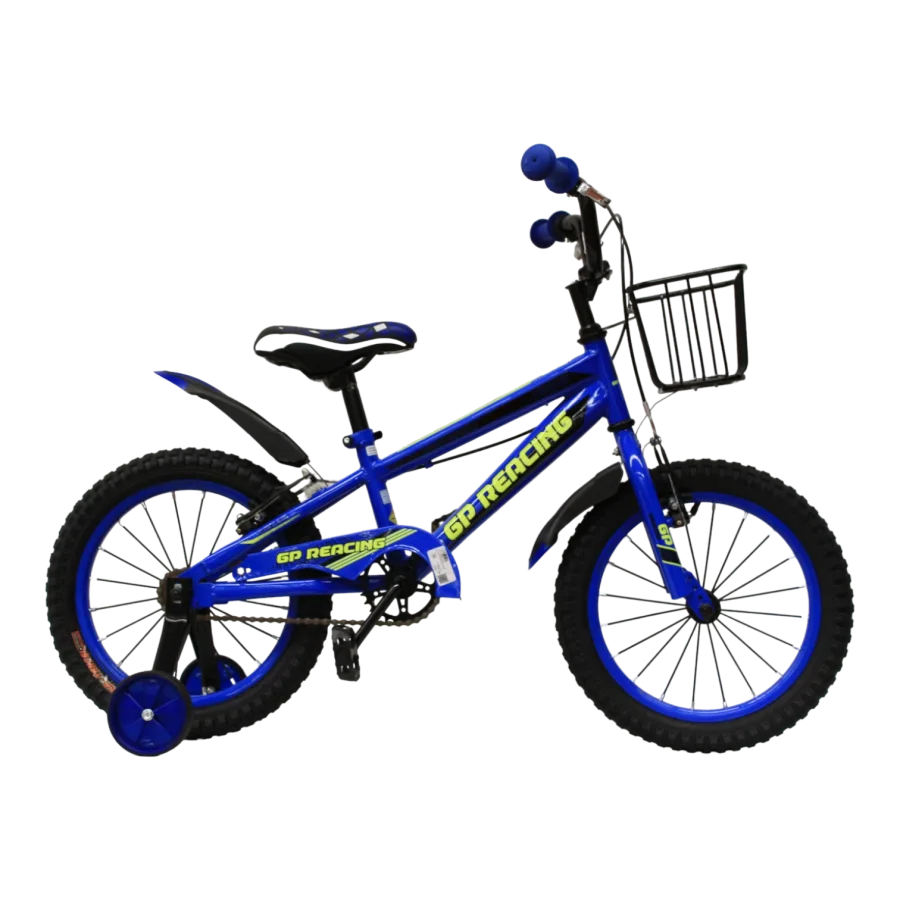BICI MN R16 GP AZUL c/ canasta