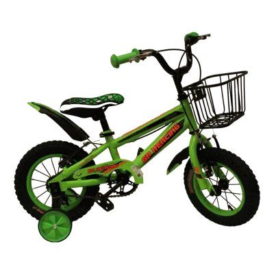 BICI MN R12 GP VERDE FLUORECENTE c/ canasta