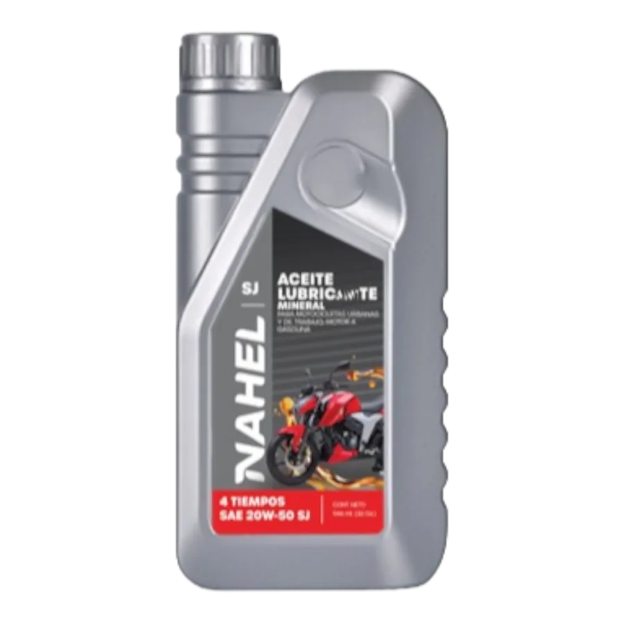ACEITE NAHEL MINERAL P/MOTOCICLETA 4T 946 ML(20W-50) SJ