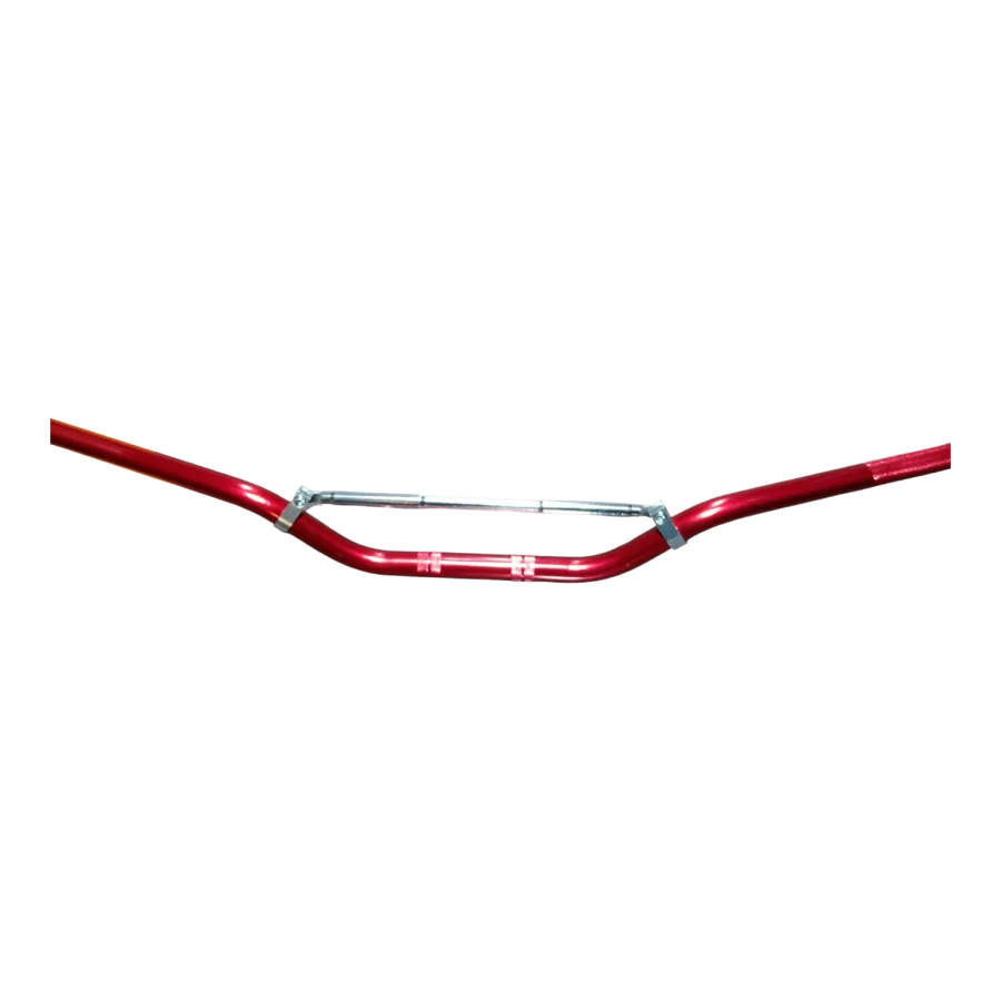 MANUBRIO UNIVERSAL ALUMINIO CON BARRA ROJO