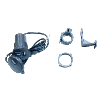 CARGADOR USB P/MOTOCICLETA C/INTERRUPTOR