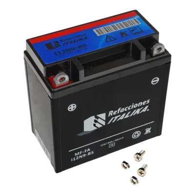 BATERIA ITALIKA MF-FA I12N9-BS --ACIDO SELLADA-- (P/150Z/150SZ/ 200Z/ ATV150/V200/VARIAS)