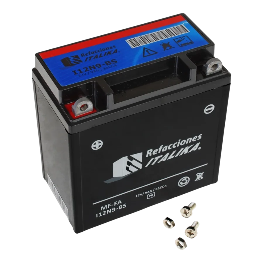 BATERIA ITALIKA MF-FA I12N9-BS --ACIDO SELLADA-- (P/150Z/150SZ/ 200Z/ ATV150/V200/VARIAS)
