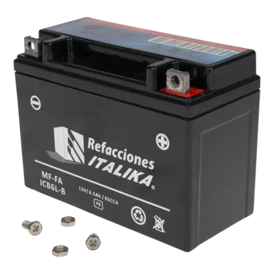 BATERIA ITALIKA MF-FA ICB6L-B --ACIDO SELLADA--