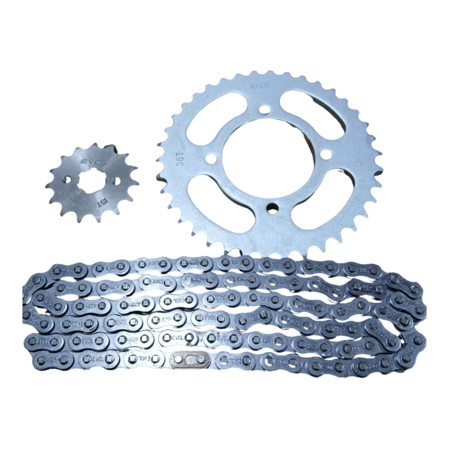 SPROCKET COMPLETO 125Z 15/38/428HX108 NAHEL
