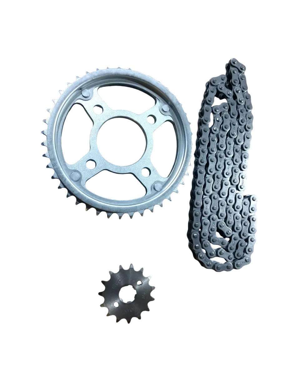 SPROCKET COMPLETO CGO150/GL150 15T/43T/428HX120 NAHEL