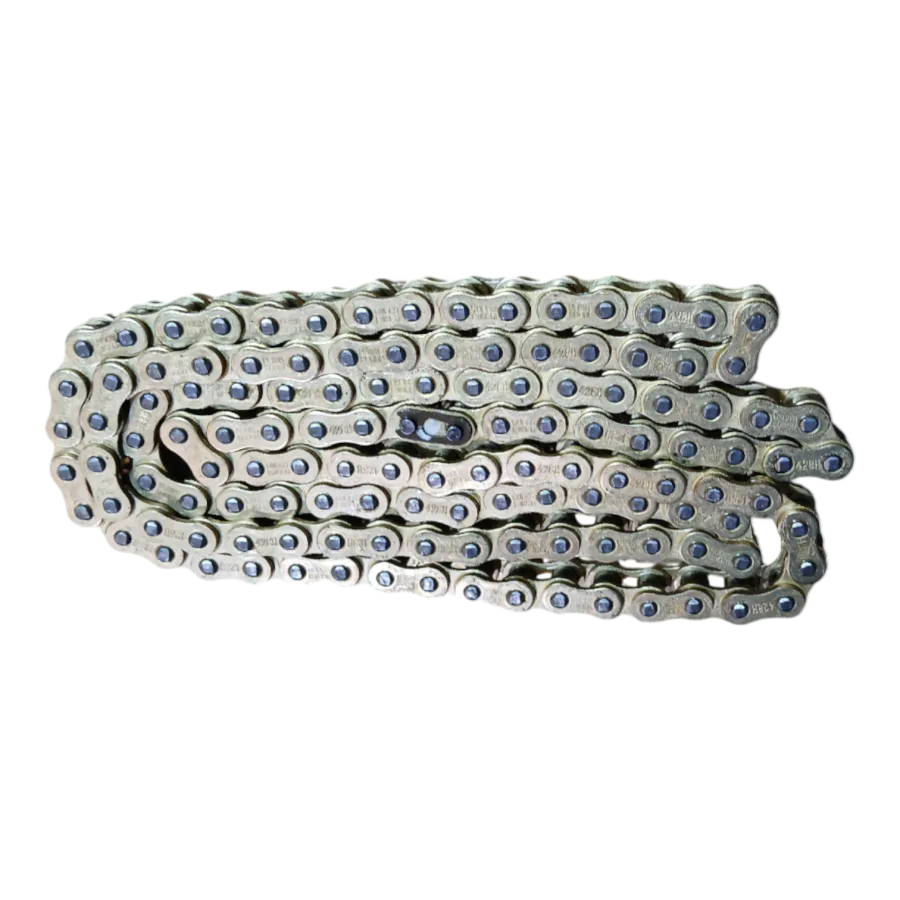 CADENA MOTO DORADA 428H X 126L --ALESSIA--