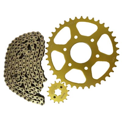 SPROCKET COMPLETO DORADO PULSAR NS200 14/39/520HX116 NAHEL