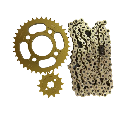 SPROCKET COMPLETO DORADO FT150 15/39/428HX116 NAHEL