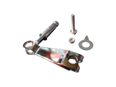 PALANCA LEVA PARA FRENO TRASERO RT110/AT110/FT110/AX100/WORKMAN125-150 CON PERNO Y TORNILLO