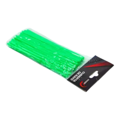 POPOTE RAYOS VERDE 36PZ 240MM