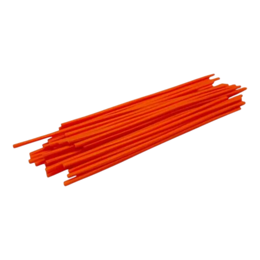 POPOTE RAYOS NARANJA 36PZ 240MM