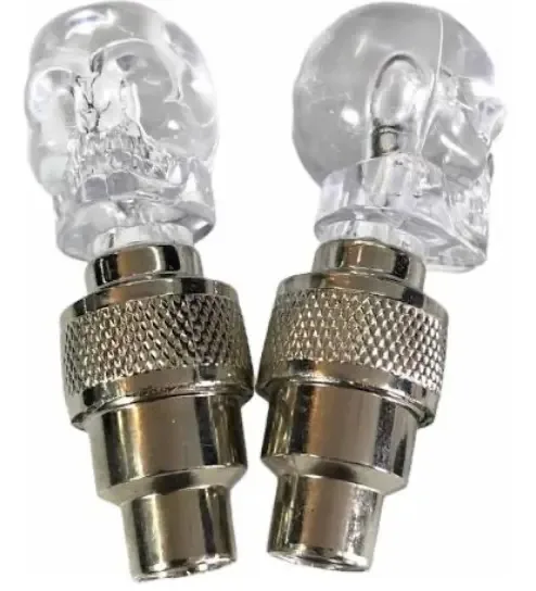 LUZ TAPON DE VALVULA CALAVERA (PAR) 001 BATERIA