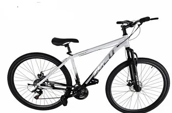 BICI Zulu R26 H BLANCO C/ NEGRO /AL/TIJ SUSP 21v SHIMANO EF500