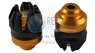 PROTECTOR SLIDER P/MOTO DORADO