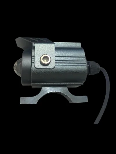 LUZ FARO AUXILIAR NEGRO C/VISERA 1200LM 12 Vcc LUZ BLANCA Y AMBAR UNIVERSAL