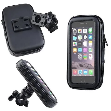 PORTA CELULAR C/CUBIERTA PROTECTORA/ AJUSTABLE/ 4 SOPORTES/