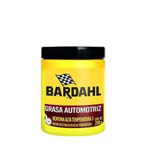 GRASA BENTONA NLGI 3 BARDAHL 250GR (P/BALEROS: NO ESCURRE/ CONTRA CORROCIÓN/ RESISTENCIA AL AGUA)