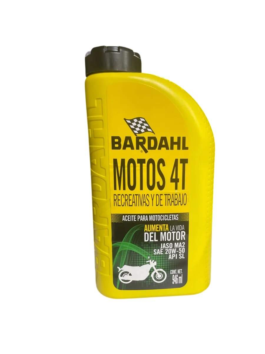 ACEITE 4T MOTO --BARDAHL-- SAE 20W 50 (API SL Y JASO MA) 946 ML