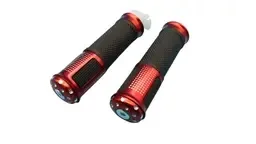 PUÑOS MOTO ALUMINIO ROJO NAHEL