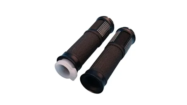 PUÑOS MOTO ALUMINIO NEGRO NAHEL