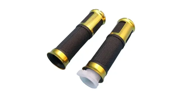 PUÑOS MOTO ALUMINIO DORADO NAHEL