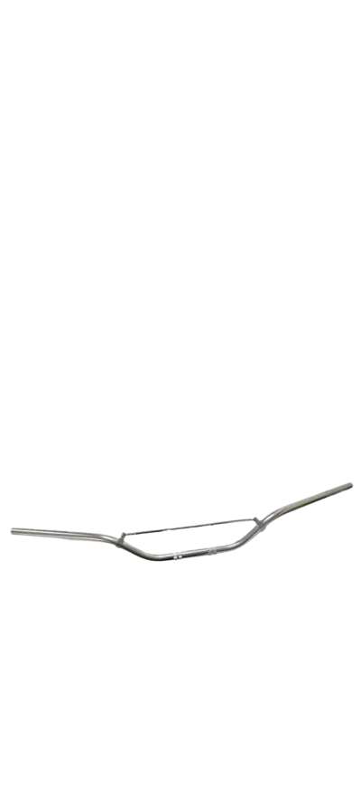 MANUBRIO UNIVERSAL ALUMINIO CON BARRA PLATA