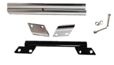 Manubrio 3 Piezas Deportivo Universal Aluminio Plata