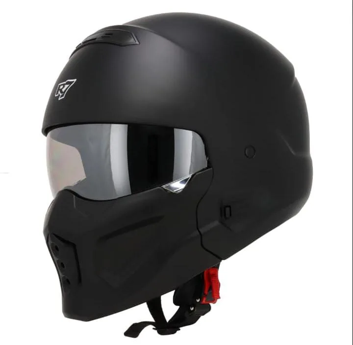 CASCO CERRADO "OMNIA NEGRO MATE" R7 RAICING DOT (TALLAS: M 4358, L 4359, XL 4360)