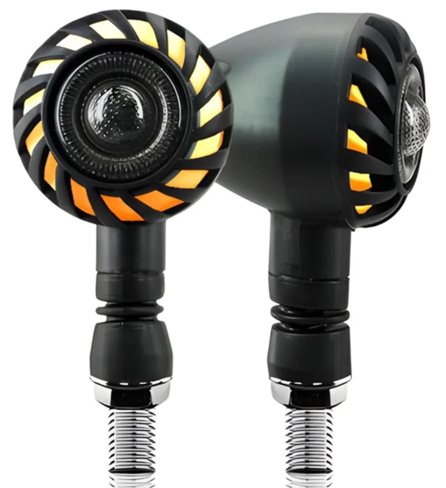 DIRECCIONALES "PAR" Z-176 T/TURBINA CON LED LUZ AMBAR/AMBAR --PROMOTO--