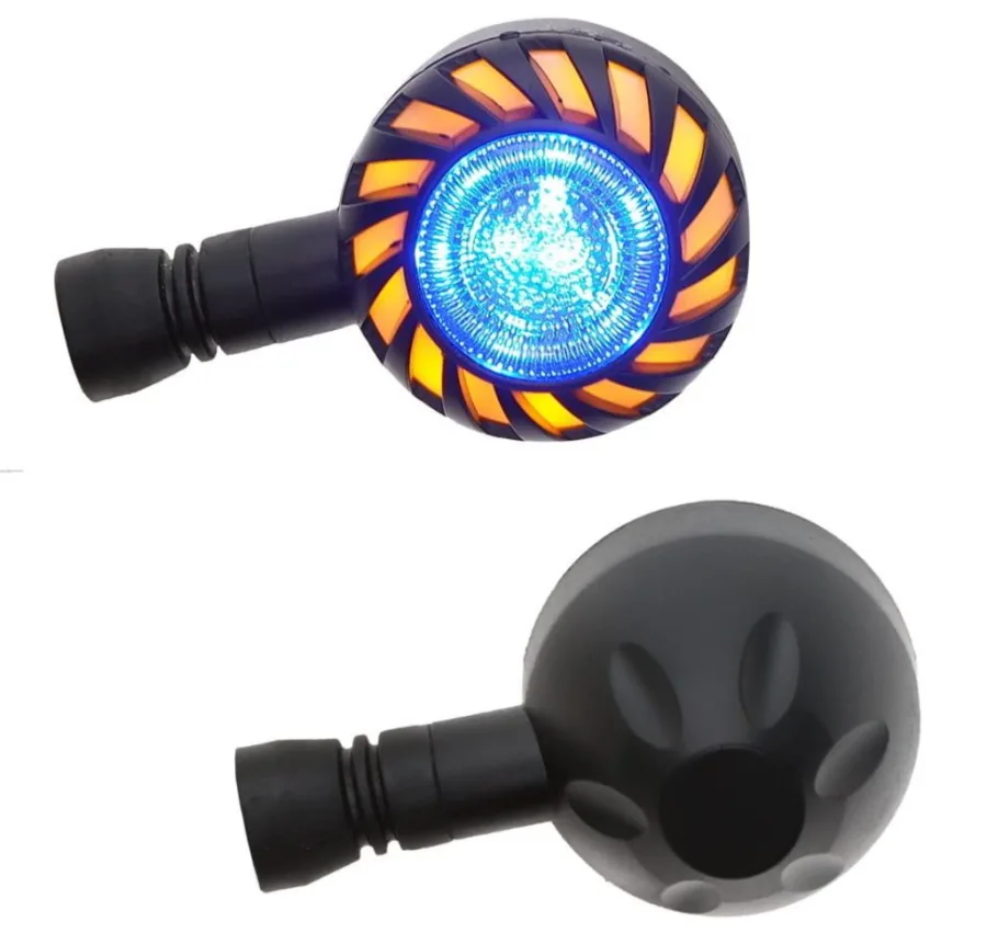 DIRECCIONALES "PAR" Z-176 T/TURBINA CON LED LUZ AMBAR/AZUL --PROMOTO--