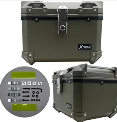 CAJA PORTA EQUIPAJE "XTREME VERDE MATE" UNIVERSAL (CAP. 45L)