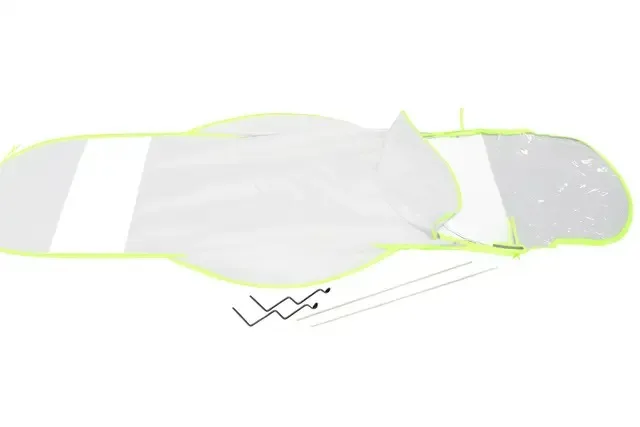 TOLDO CUBRESOL PARA MOTOCICLETA COLOR BLANCO
