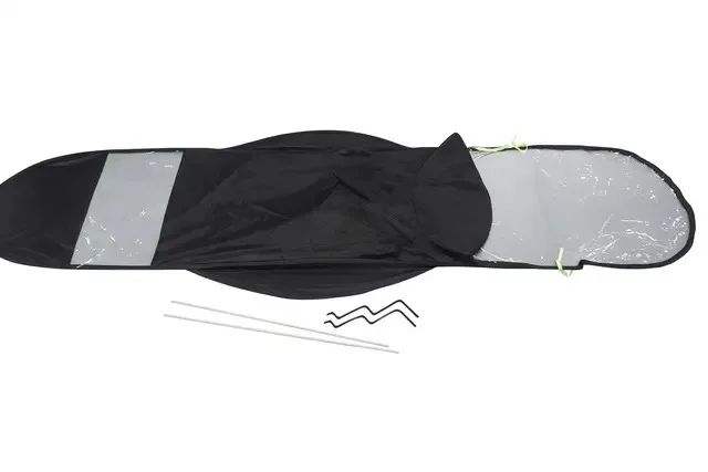 TOLDO CUBRESOL PARA MOTOCICLETA COLOR NEGRO