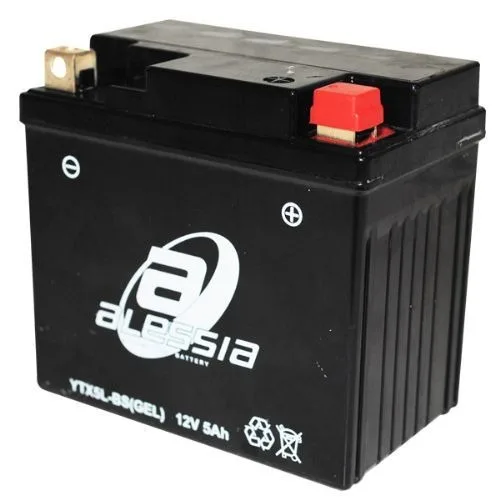 BATERIA GEL YTX5L-BS ALESSIA (P/CGL125/ BWS 125/ ELITE/ JOG/ VARIAS)