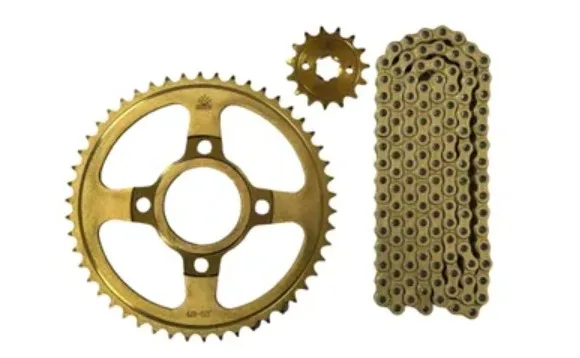 SPROCKET COMPLETO DORADO VENTO 50T/15T 428HX130L VENTO STORM 250 VENTO SCREAMER 250 VENTO THUNDERSTAR 250 2020-2022 VENTO TORNADO 250 2021-2022