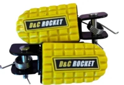 POSAPIES DELANTEROS D&amp;amp;amp;amp;C ROCKET PARA ITALIK DM200 VENT CROSSMAX VELOCI XEVERUS 200-250 AMARILLO