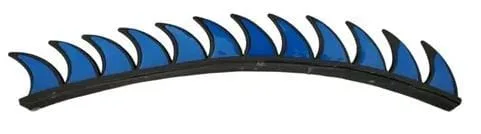 TIRA DE CUERNOS PARA CASCO (MOHICANA CUERNOS) AZUL