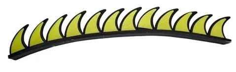 TIRA DE CUERNOS PARA CASCO (MOHICANA CUERNOS) AMARILLO