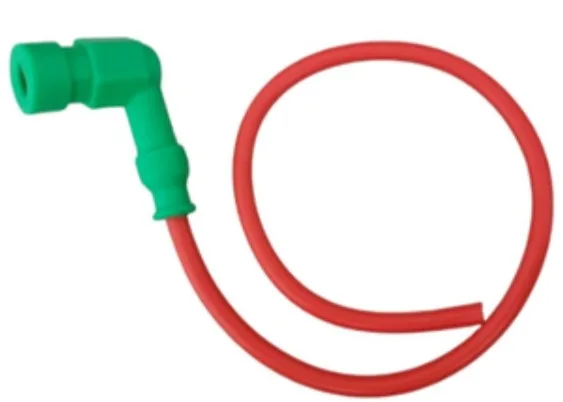 CAPUCHON DE BUJIA CON CABLE RACING COLOR VERDE