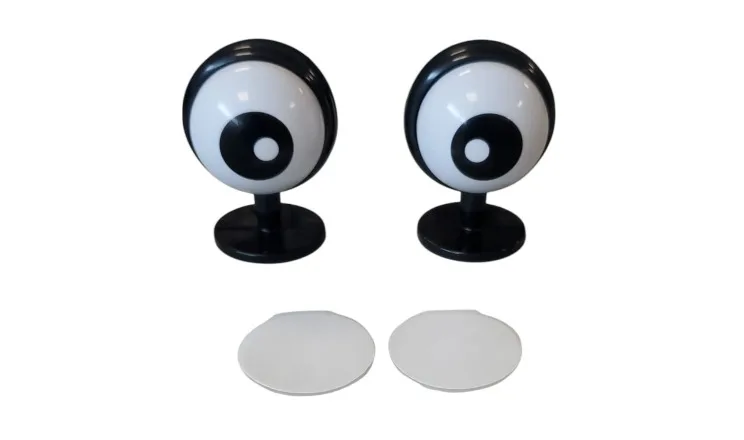 ACCESORIO PARA CASCO DE OJOS NEGRO