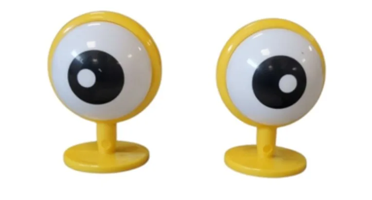 ACCESORIO PARA CASCO DE OJOS AMARILLO