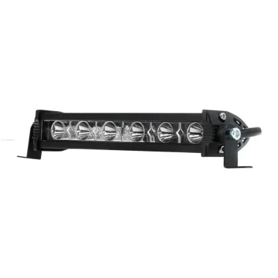 FARO DEL. AUXILIAR "RECTANGULAR" LEDS BLANCOS/STROBO 12V 18W 1800LM --PROMOTO--
