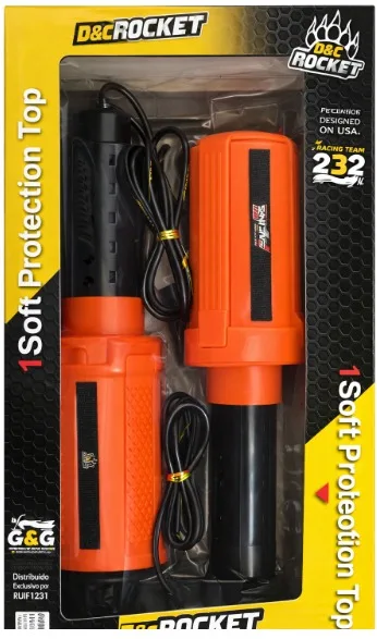 SLIDER NARANJA D&C ROCKET CON BARRAS DE LED