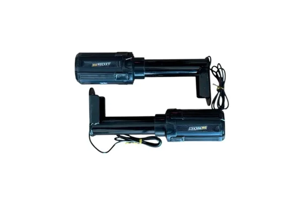 SLIDER NEGRO D&C ROCKET CON BARRAS DE LED