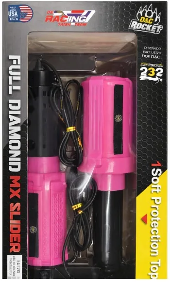 SLIDER ROSA D&C ROCKET CON BARRAS DE LED