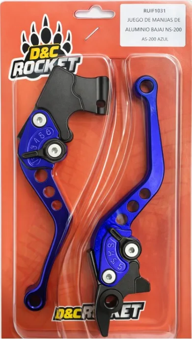 MANIJAS DE ALUMINIO PARA BAJAJ NS-200 AS-200 AZUL